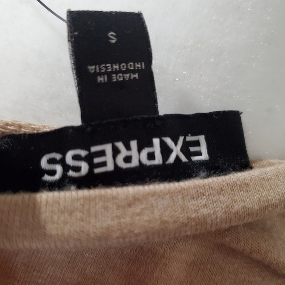 Express Tan Mini Dress Size S NWT - Picture 10 of 14